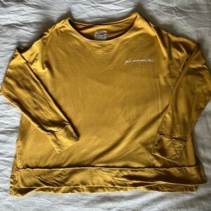 Roman Mustard Yellow Women's Crew Neck Sweater